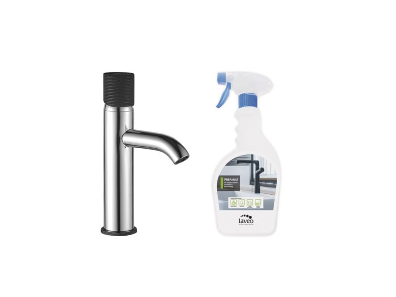 Bateria umywalkowa Kuchinox stojąca PEROS korek klik klak chrom 1 szt.