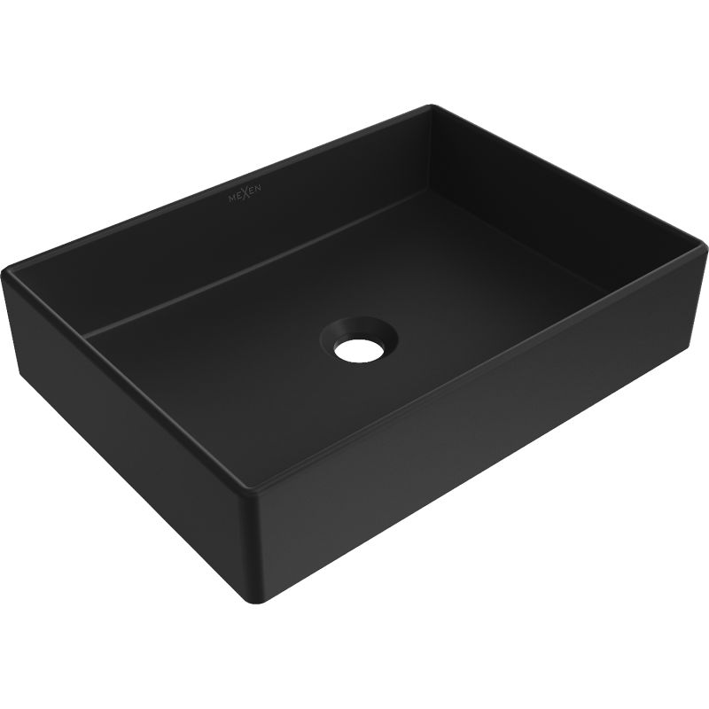 Umywalka nablatowa Mexen Goya czarna 51x37 cm 1 szt.