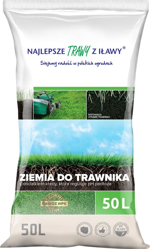 Podłoże do trawnika 50 l