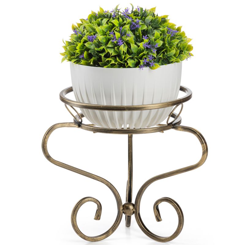 Kwietnik Dąstal Metalowy Złoty 33x28x31 cm 1 szt.