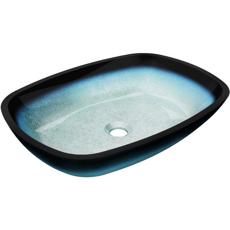 Umywalka nablatowa Mexen Araks niebieska 54 x 39 cm 1 szt.