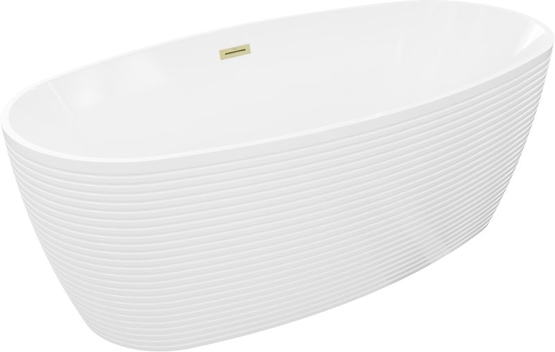Wanna wolnostojąca Mexen Lira biała 170x80 cm .- 52831708000-55 1 szt.