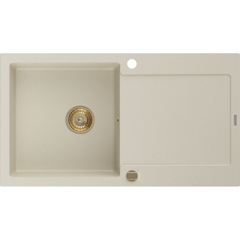 Zlewozmywak wpuszczany Mexen Leo 1-komorowy biały 900x500 mm - 6501901010-20 1 szt.