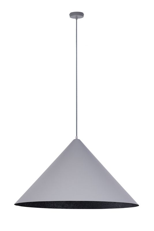 Lampa wisząca Sigma Lighting Vesuvio 9303 szaro-czarna nowoczesna 1xE27 x 1 szt.