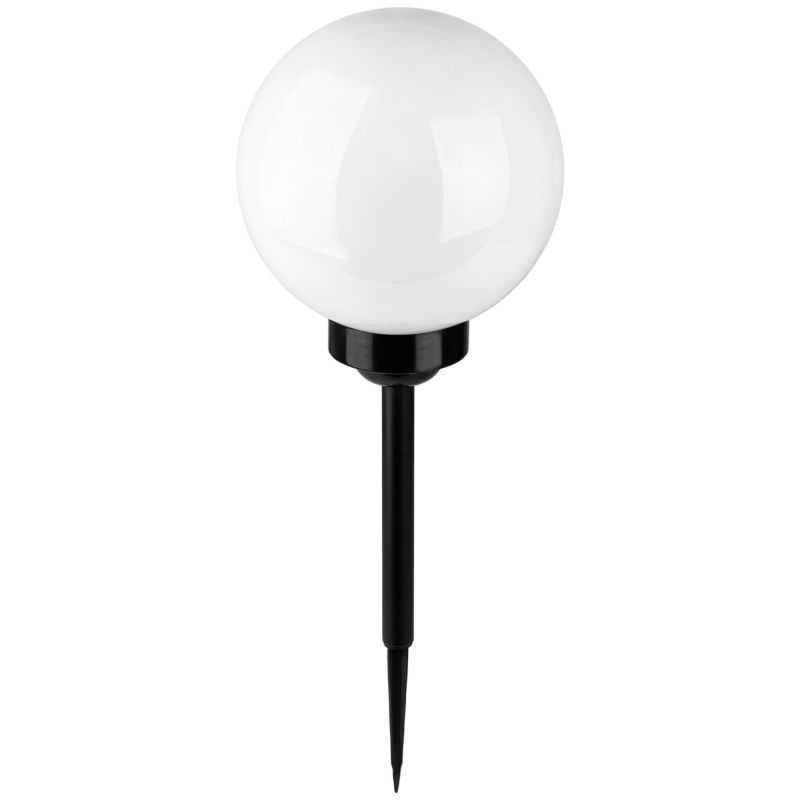 Lampa ogrodowa solarna LED MasterLED Kula 20cm 6500K zimna biel IP44 lampka wbijana 1 szt.