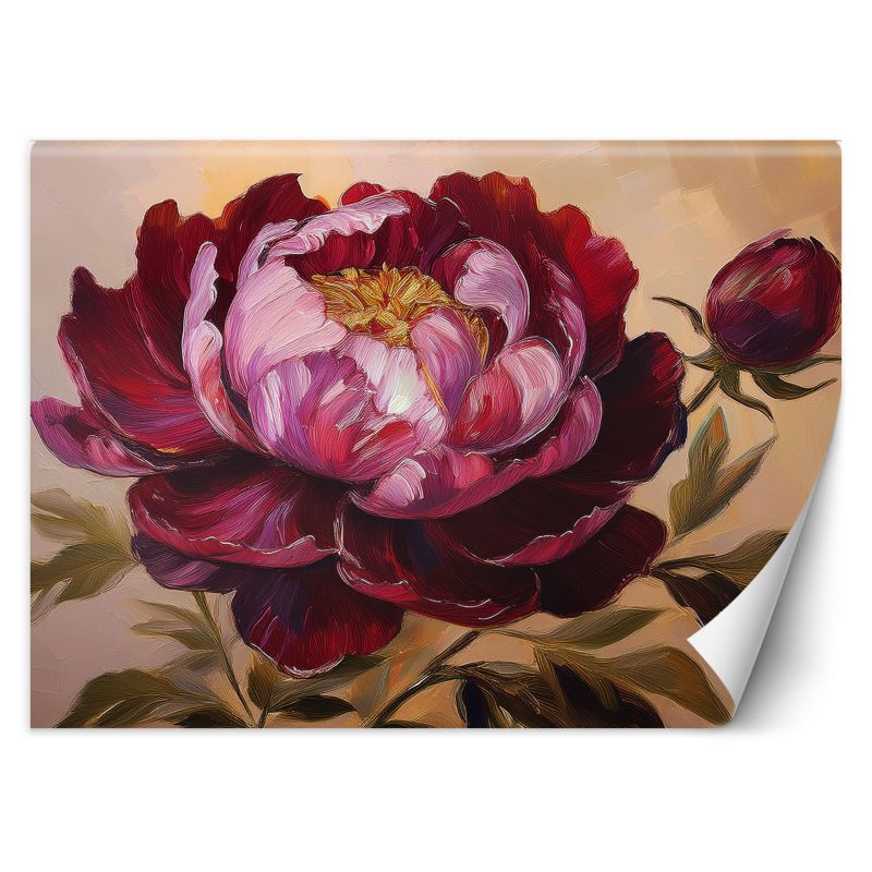 Fototapeta Feeby Kwiat Piownia Czerwony Malowany 300x210 1 szt