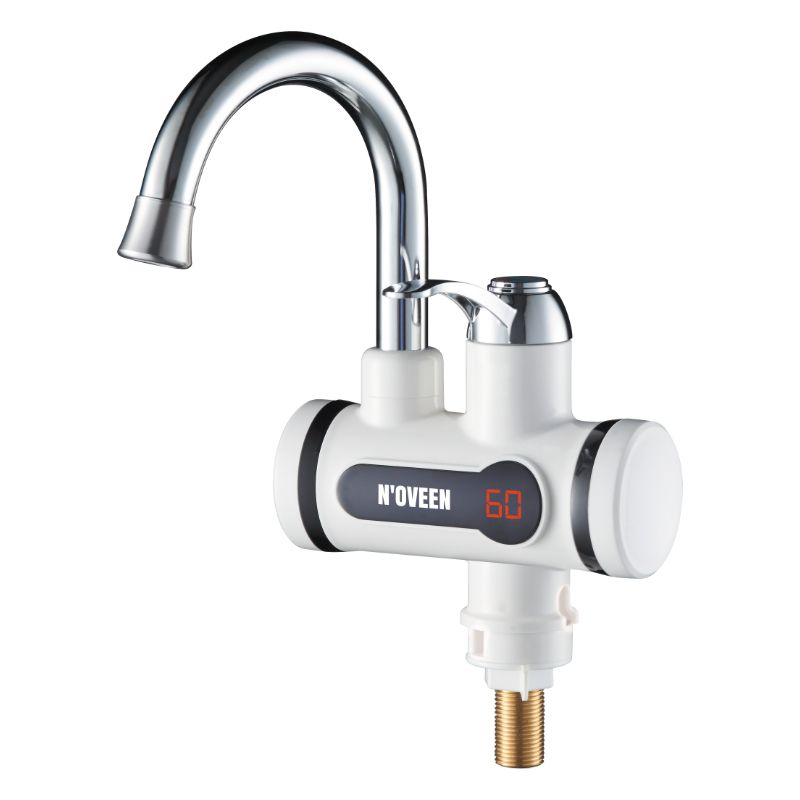 Przepływowy podgrzewacz wody nablatowy, N'oveen, biały, 1 szt.