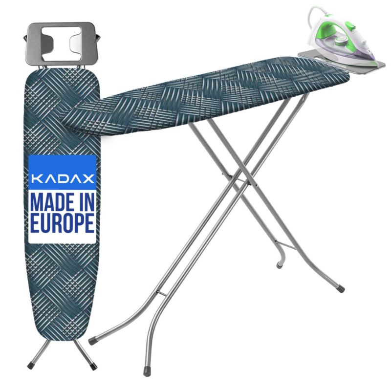 Deska Do Prasowania KADAX 110x30cm Składana Uchwyt Na Żelazko 1szt.