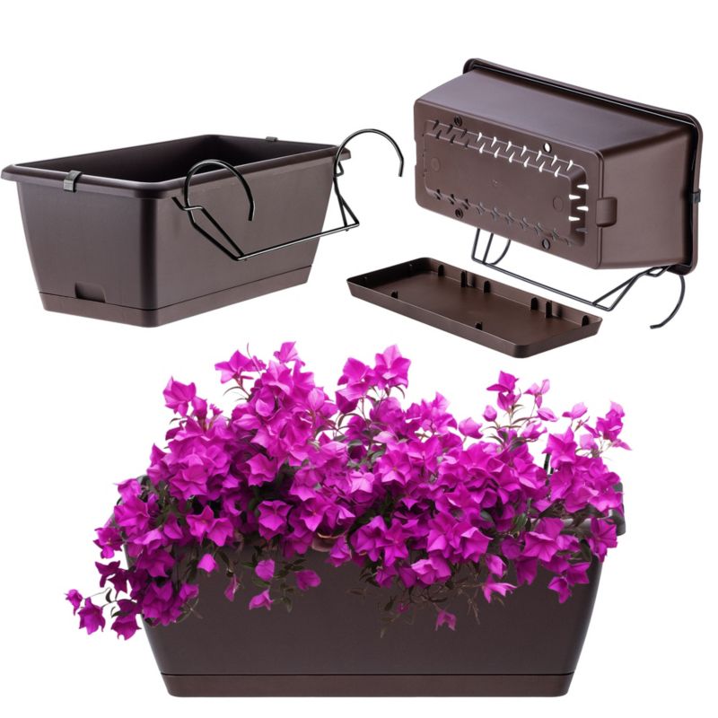 Doniczka Balkonowa KADAX Skrzynka 40cm Z Uchwytami 1szt.