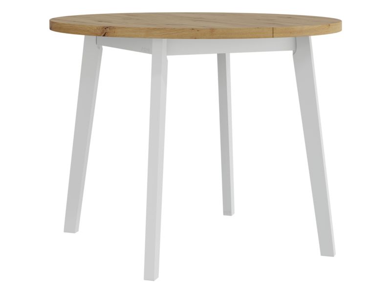 Stół MIRJAN 24 Oslo 100/130 III L dąb artisan/biały 1 szt.