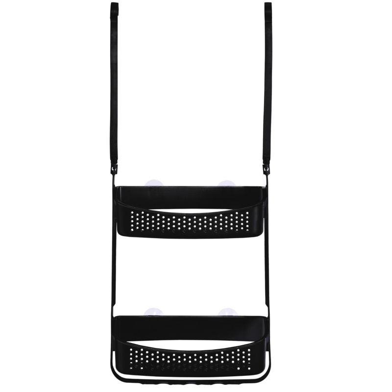 Półka pod prysznic WIKI - Yoka Home wisząca organizer czarny - 1 szt.