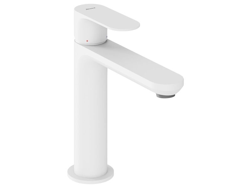 Bateria umywalkowa Ravak stojąca Eleganta EL 012.00WV 170 mm bez korka, biały mat 1 szt