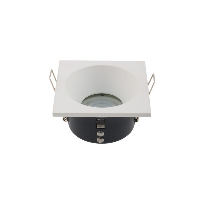 Oprawa sufitowa wpuszczana Nowodvorski Lighting Delta łazienkowa biała 1 x GU10 x 15W IP54 wym: 8,5 x 8,5 cm kwadratowa - 1 szt.