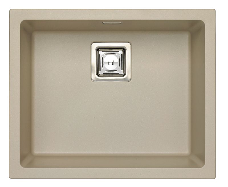 Zlewozmywak granitowy Alveus QUADRIX 50 kol. 02 pebble (56x46) 1-komorowy 1szt