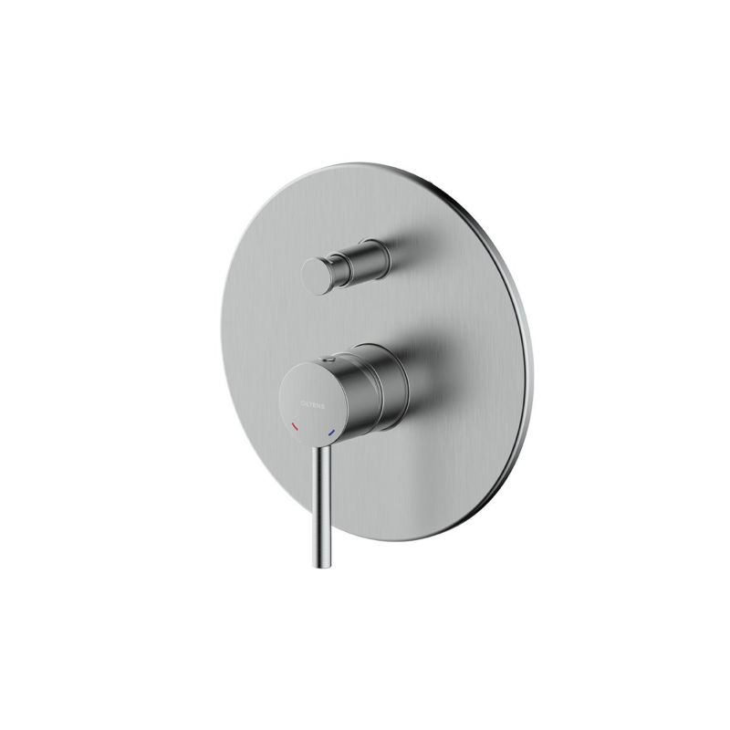 Bateria wannowo-prysznicowa Oltens Molle Nikiel 1 szt. Minimalistyczny design, montaż podtynkowy