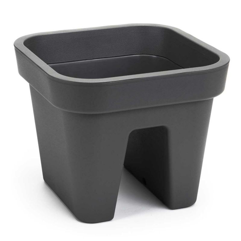 Donica Balustradowa Tworzywo Szare 29x24 cm 1 szt.