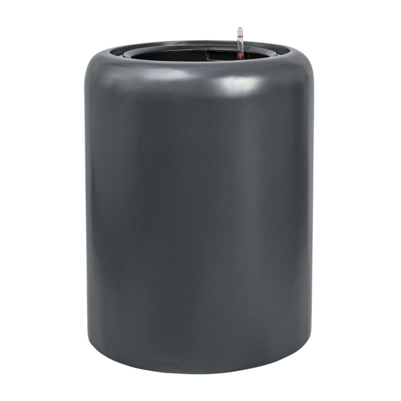 Doniczka Lechuza Z Włókna Szklanego Na Taras Do Domu AMBIENTE 70 antracyt Mat 1 szt