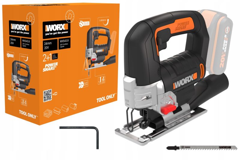 Wyrzynarka WORX WX543.9 1 szt.