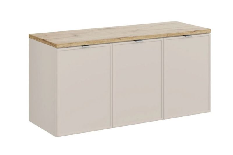 Szafka pod umywalkę COMAD nablatową BELLA CASHMERE 82-120-3D z blatem 120cm kaszmir/dąb artisan 1 szt.