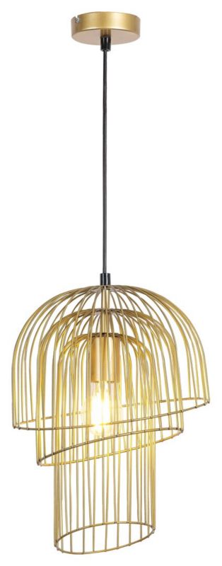 Lampa wisząca Rabalux Rowena złota wym: 144 x 28 x 28 cm 1xE27 x 1 szt.