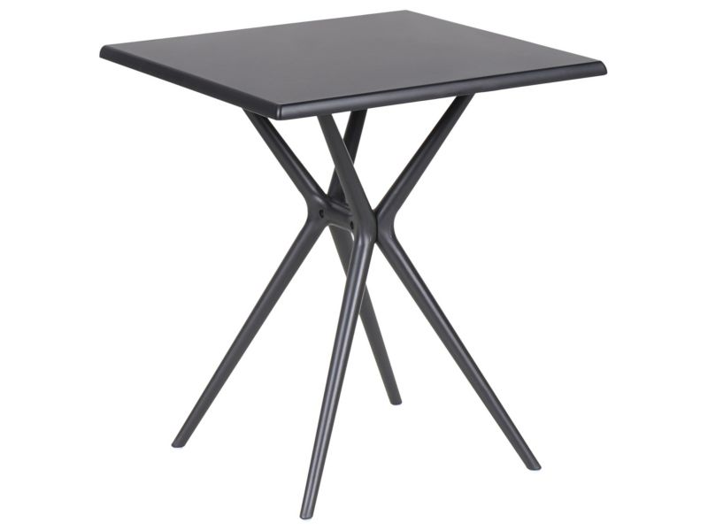 Stół ogrodowy Piave 70 cm Czarny 1 szt.