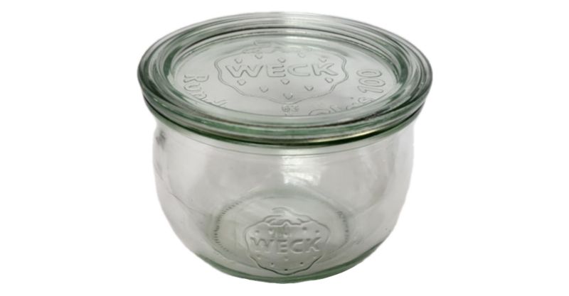 Słoik MODO24 Weck 580 ml fi 100 tulip szklane wieko 1 kpl.