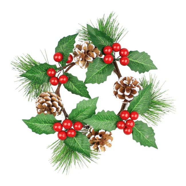 Stroik 22 cm szyszki ostrokrzew