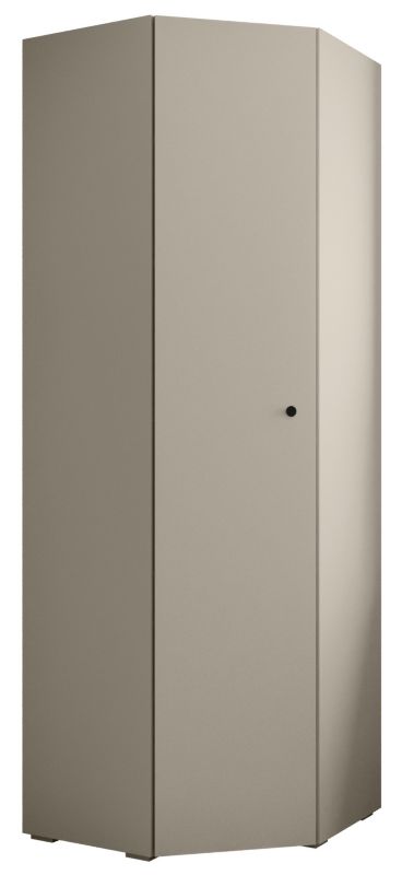 Szafa narożna rogowa wysoka Abiks INOVA 2 kaszmir+czarny 1 szt.