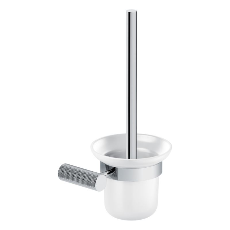 Szczotka toaletowa Cersanit Zen szklany pojemnik, chrom 1 szt.