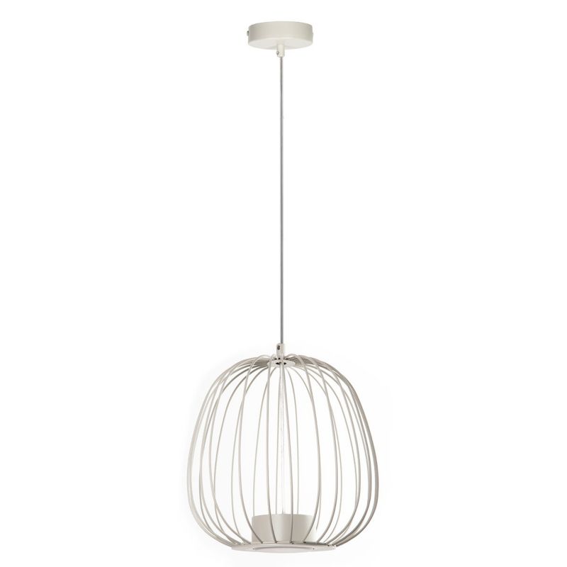 Lampa wisząca Sigma Lighting Bell Plus 7835 szary beż industrialna 1xGX53 x 1 szt.