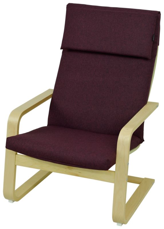 Poduszka na fotel Ikea Poang Pello AMPO fioletowy melanż 1 szt.