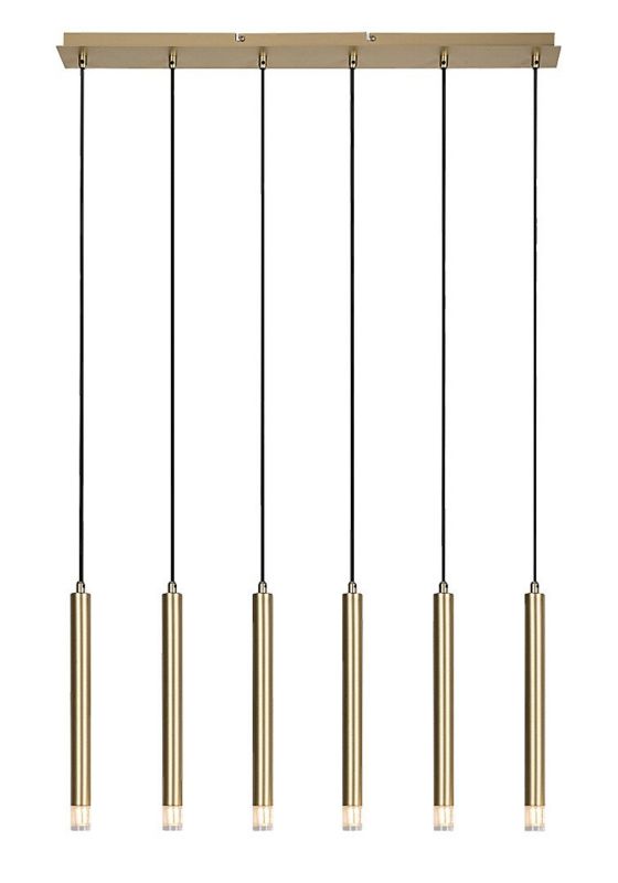 Lampa wisząca Rabalux Ramira 3637 złoto-przezroczysty nowoczesna 6xG9 x 1 szt.