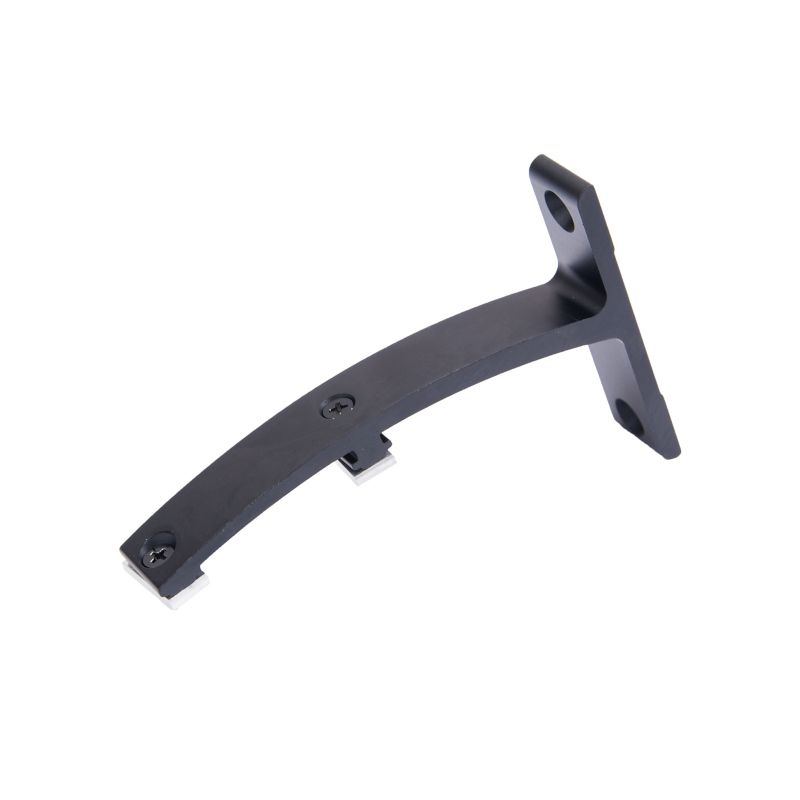 Wspornik podwójny aluminium black 12 cm