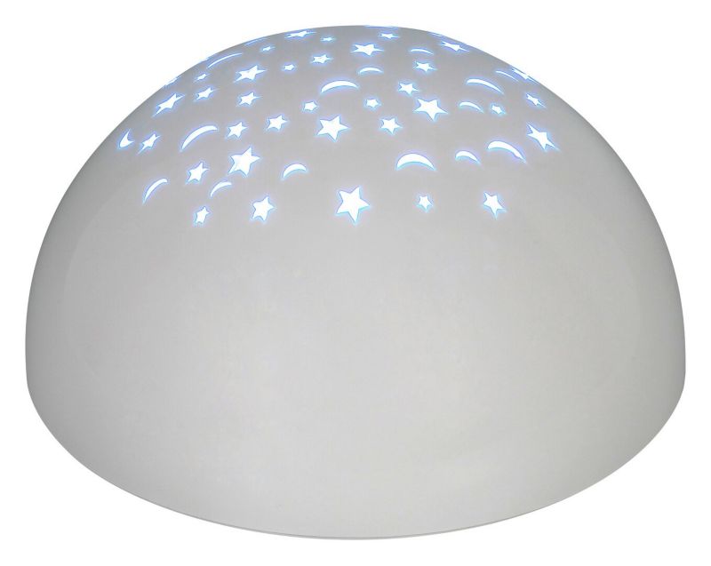 Lampka stołowa Rabalux Lina biała LED 0.5W IP20 wym: 8 x 13.5 x 13.5 cm tworzywo sztuczne - 1 szt.