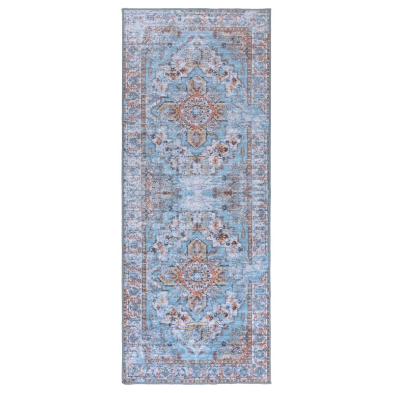 Dywan klasyczny 80x200 cm Sereno Velvet e-floor Velvet niebieski 1 szt