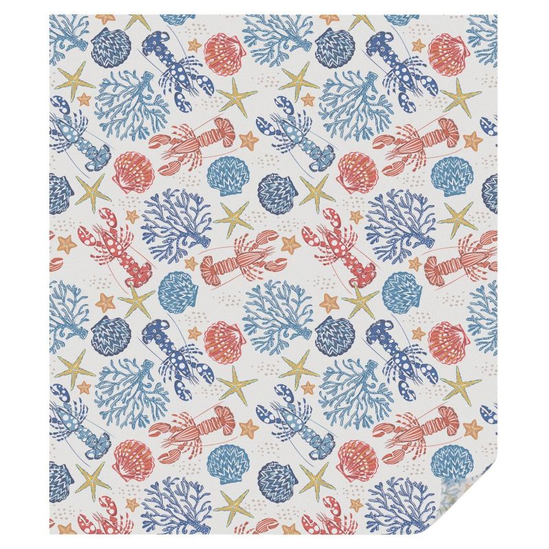 Dekoracyjna Folia Mleczna Tulup 100x116 cm Zapewnia Prywatność Morska mozaika pełna energii 1 rol.