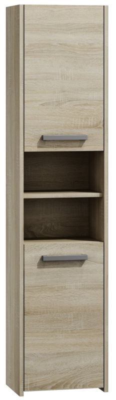 Szufka Łazienkowa Topeshop Regał Słupek S40 Dąb Sonoma 30x40x170 cm 1 szt.