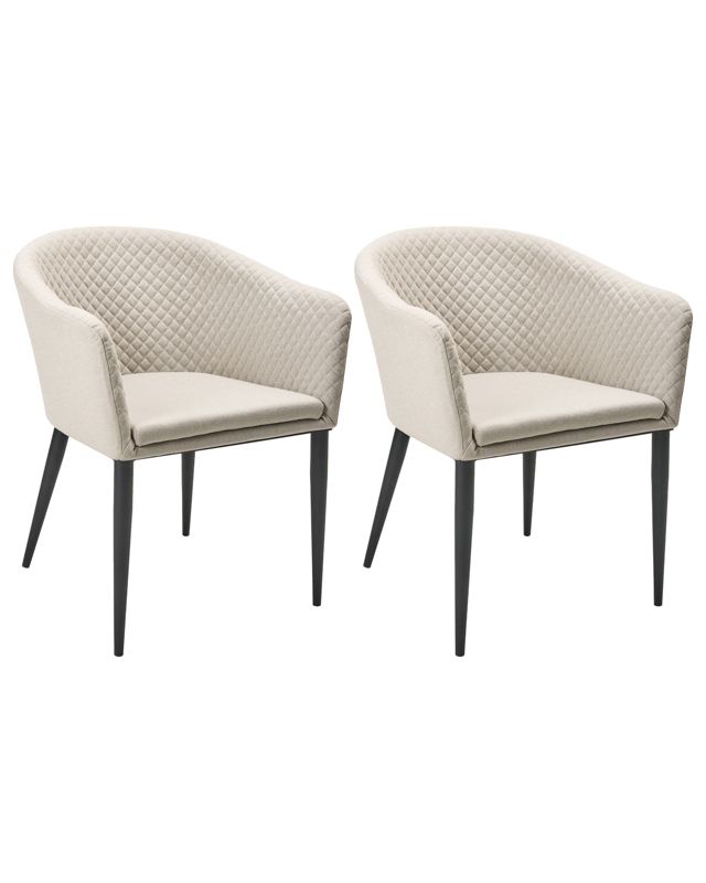 Zestaw 2 krzeseł ogrodowych Tuluni Beżowy 1 par.