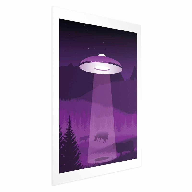 Plakat Artgeist Ufo 40x60 cm bez ramy z marginesem 1 szt