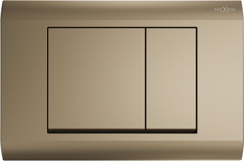 Przycisk spłukujący Mexen Fenix 01 złoty szampański 1 szt.