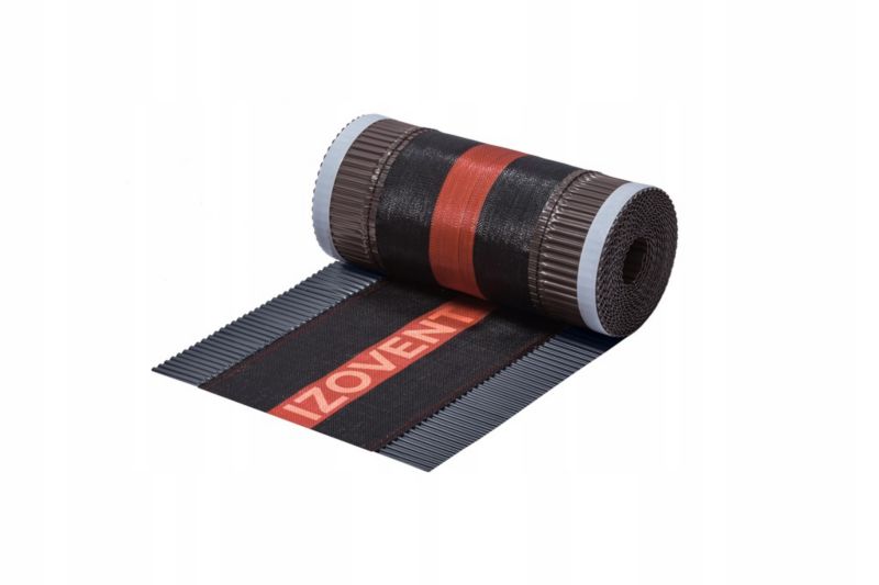 Taśma kalenicowa 4ROOF Izovent STANDARD 310mm 5m x 2 rolki - 10mb antracyt RAL7021 wytrzymała odporna 1 kpl (2 rolki)