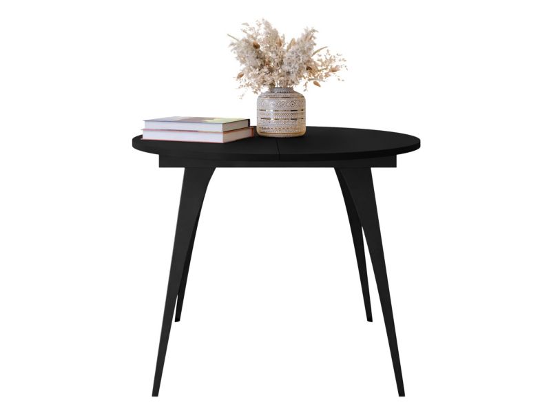 Stół okrągły rozkładany MIRJAN 24 Carmina 100 czarny 1 szt.