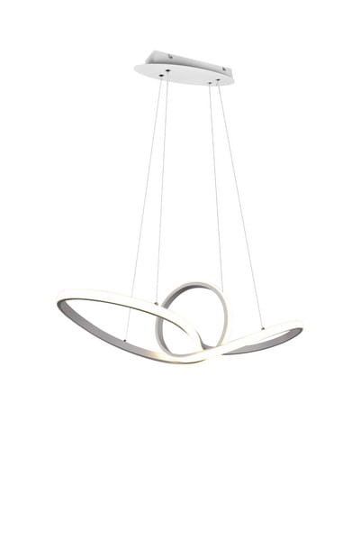 Lampa wisząca RL Sansa biała wym: 150 x 80 x 26,5 cm wbudowany LED 28W 1 szt.