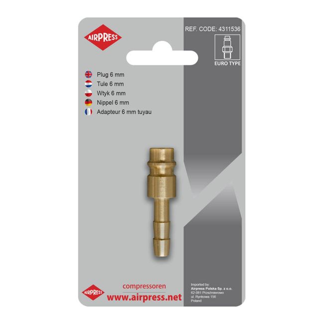 Wtyk Airpress 6 mm