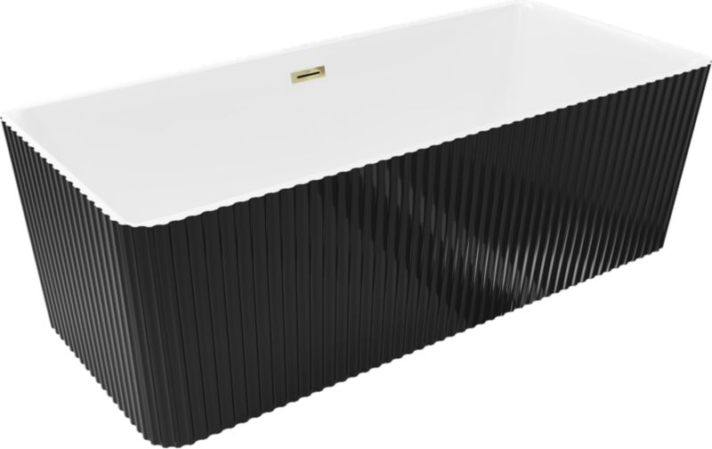 Wanna wolnostojąca Mexen Nila biało-czarna 170 x 75 cm 1 szt.
