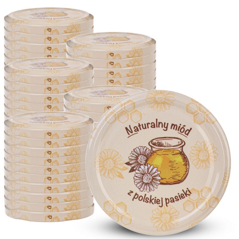 Zakrętki KADAX Do Słoików Fi 82 Nakrętki Na Słoiki Wieczka Przetwory 50szt.