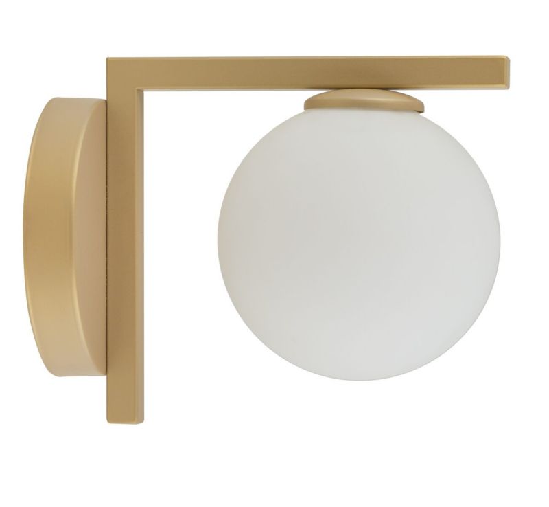 Kinkiet ścienny Sigma Lighting Andy złoty beo-biały styl nowoczesny 1 x G9 x IP20 wym: 23 x 19 x 14 cm - 1 szt.