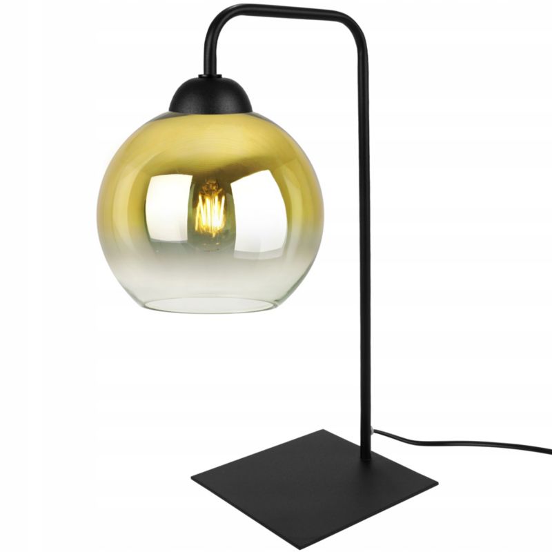 Lampa stołowa nocna Light Home LH Bergen Gold 1x E27 60W klosz 15cm złoty 1szt.
