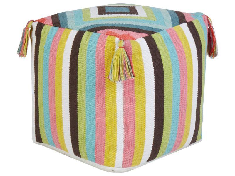 Puf Moneasa Kolorowy z frędzlami 1 szt.