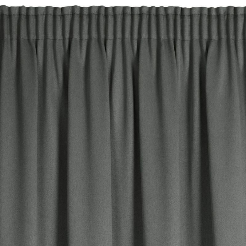 Zasłona zaciemniająca Eurofirany Carlo 130 x 300 cm popielata